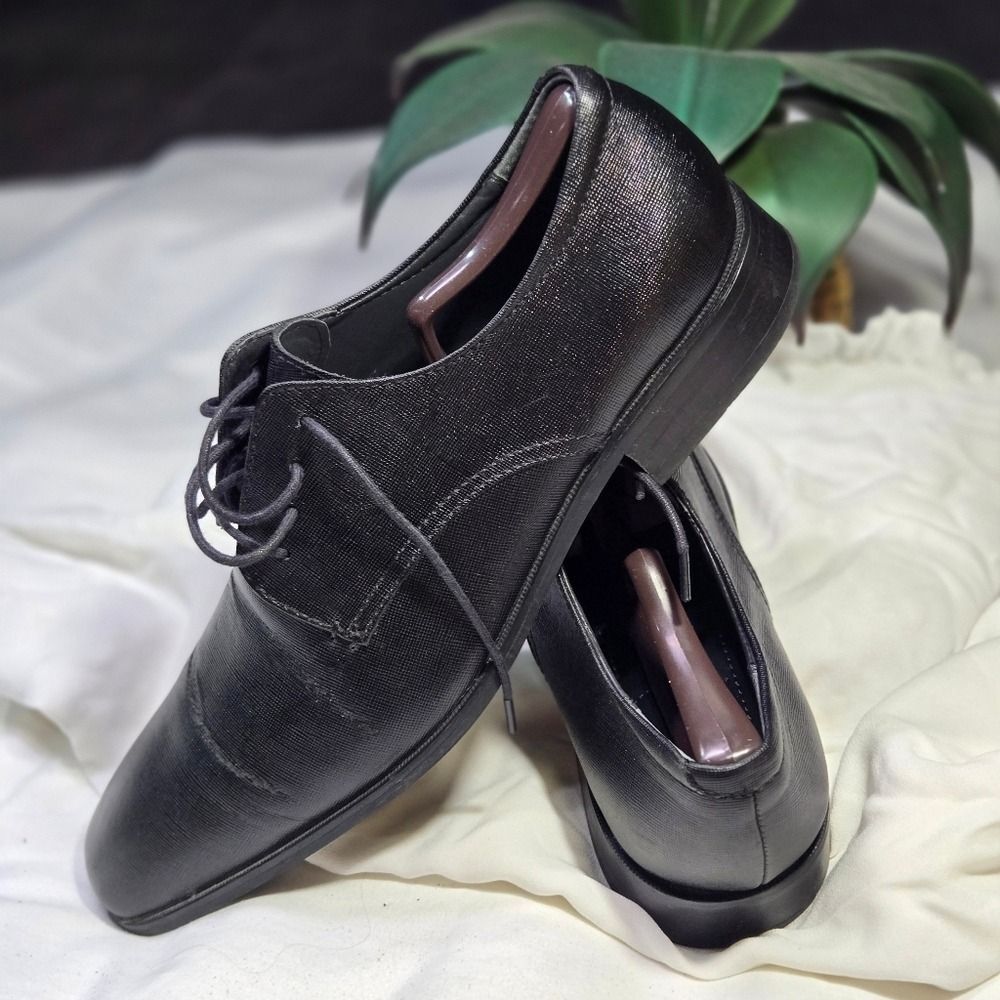 Calvin Klein Gordan Black Oxford Shoes